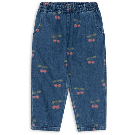 Konges Sløjd Ma Grande Cerise Denim Magot Flæse Bukser Gots
