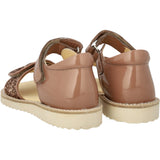 Angulus Clay/Clay Glitter Sandal Med Funklende Glitterdetalje