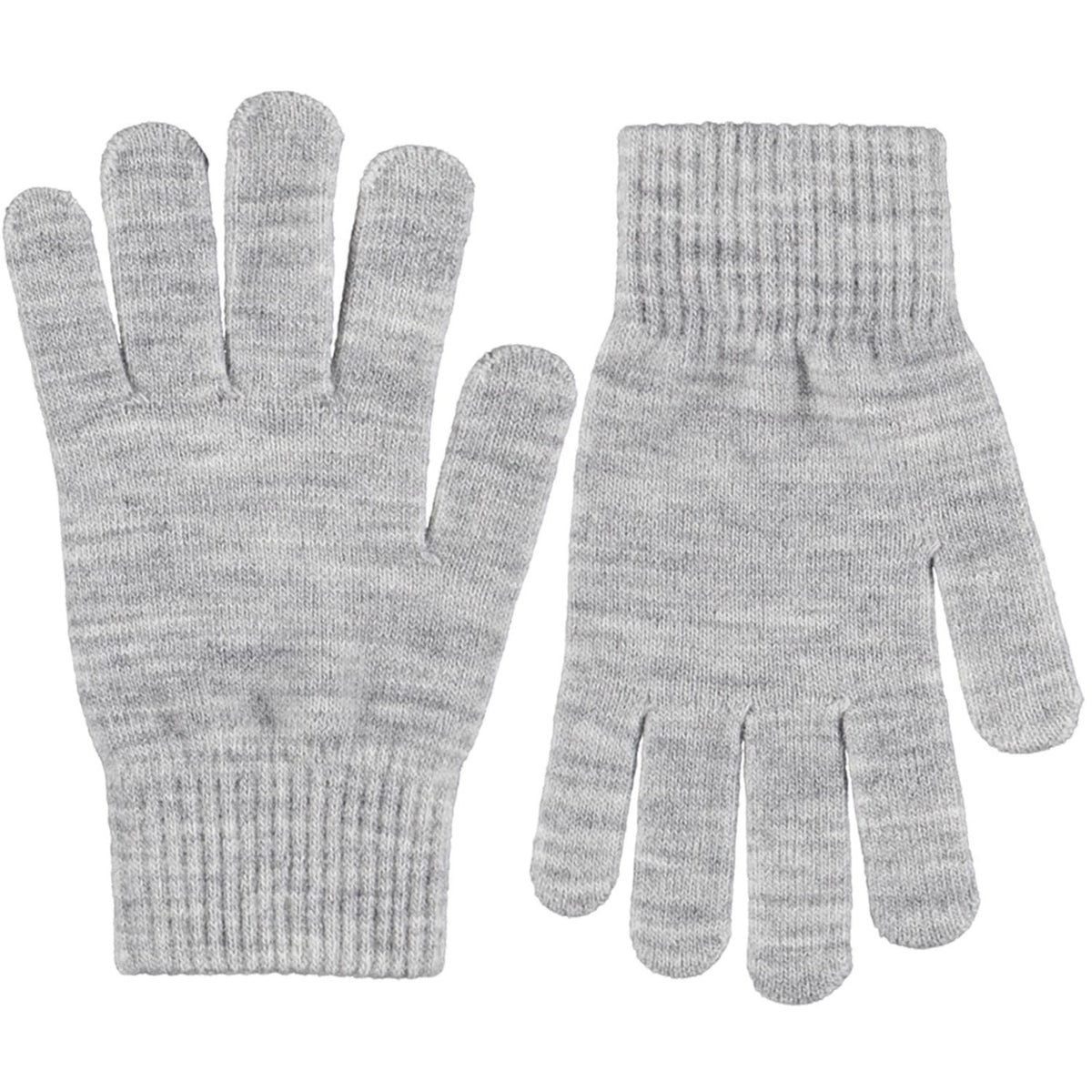 Molo Grey Melange Kiddy Uld Handsker