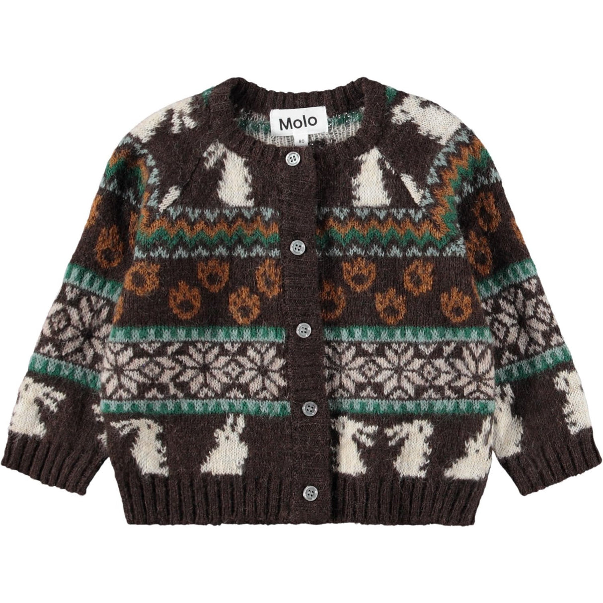 Molo Mini Fair Isle Bobi Cardigan