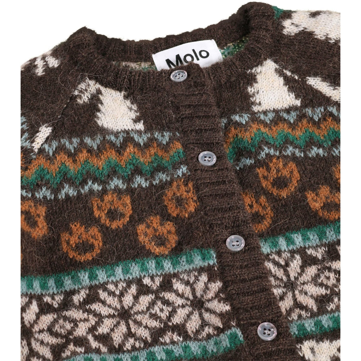 Molo Mini Fair Isle Bobi Cardigan