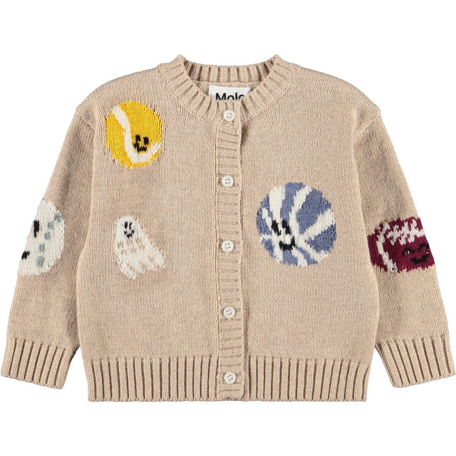 Molo Fuzz Ball Sandy Breeze Cardigan