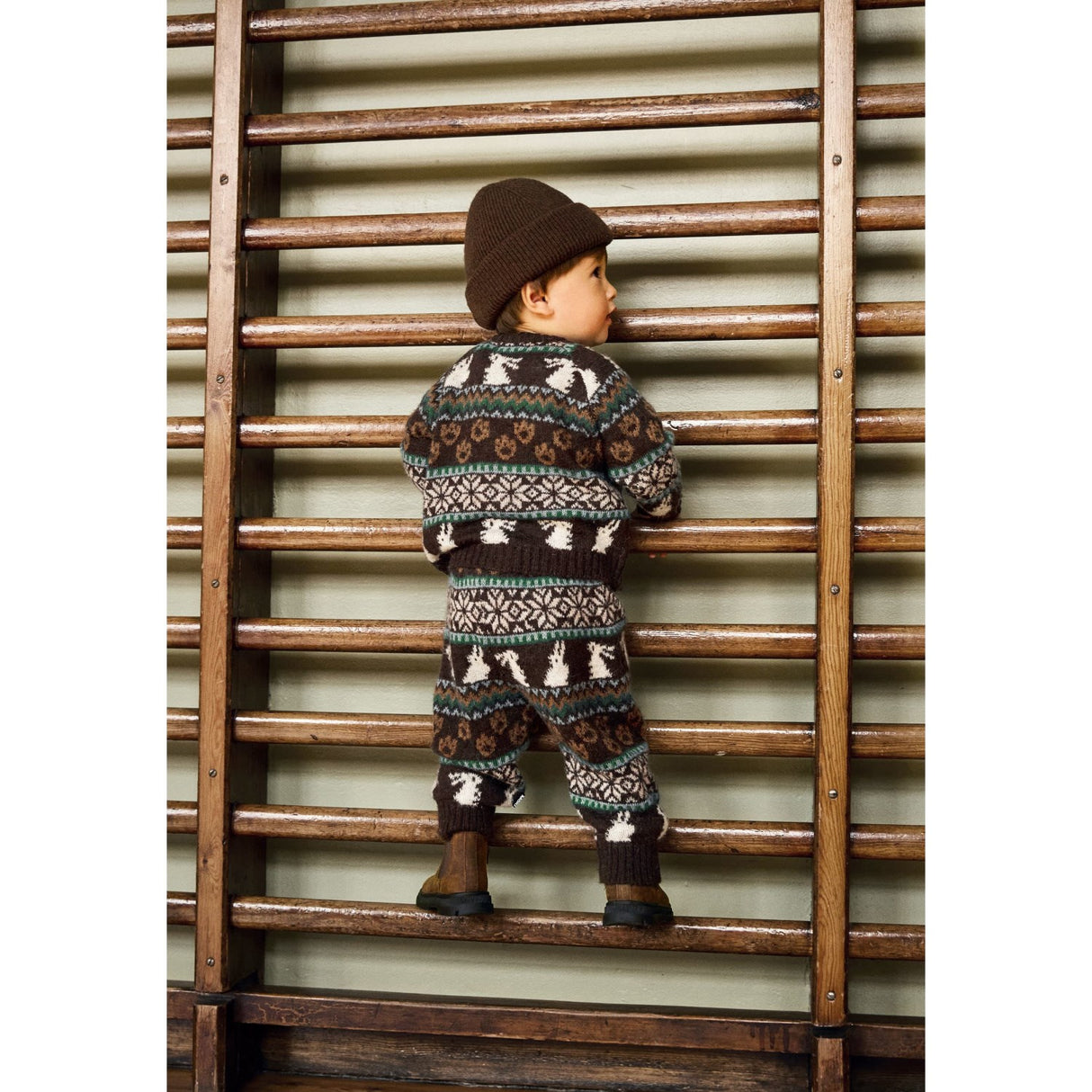Molo Mini Fair Isle Signy Soft Pants