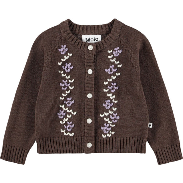 Molo Bark Brown Gillus Cardigan