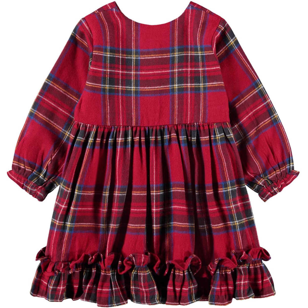 Molo Holiday Check Cele Kjole LS