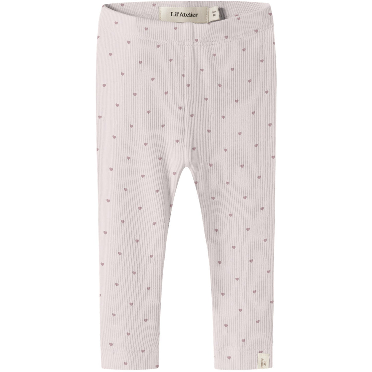 Lil'Atelier Hushed Violet Heart Nbfgago Slim Leggings Lil Noos