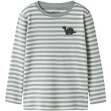 Name It Green Milieu Dinosaur Nmmvilly Ls Slim Top Noos