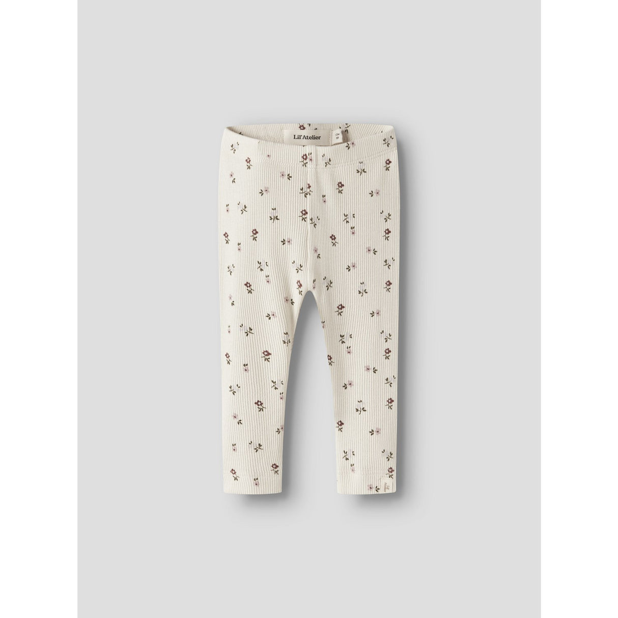 Lil'Atelier Turtledove Floral -Nbfgago Slim Leggings Lil Noos