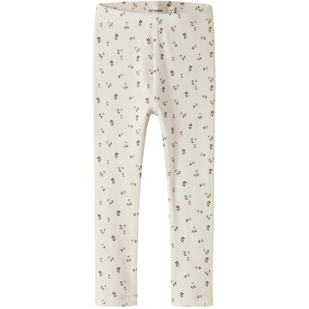 Lil'Atelier Turtledove Floral Nmfgago Slim Leggings Lil Noos