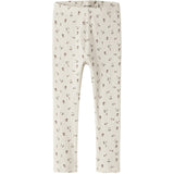Lil'Atelier Turtledove Floral Nmfgago Slim Leggings Lil Noos