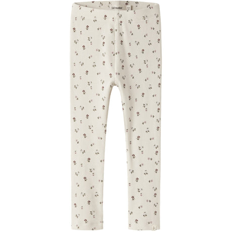 Lil'Atelier Turtledove Floral Nmfgago Slim Leggings Lil Noos
