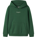 Name It Verdant Green W. Jet Stream Print Nkmbrody Ls Nreg Sweat Wh Bru Noos