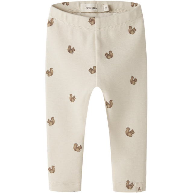 Lil'Atelier Turtledove Squirrel Nbnlayo Kim Slim Leggings Lil Noos