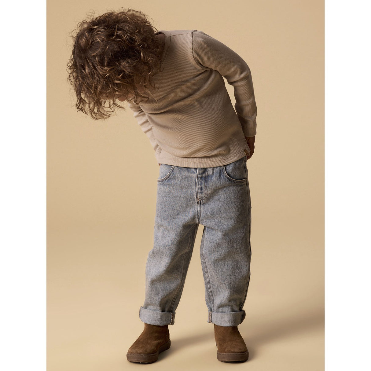 Lil'Atelier Medium Blue Denim Nmndarlee Loose Jeans 4410-Se Lil Noos