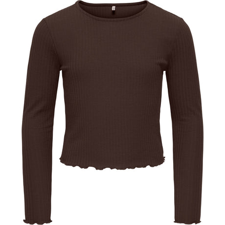 kids ONLY Coffee Bean Kognella L/S O-Neck Top Jrs Noos