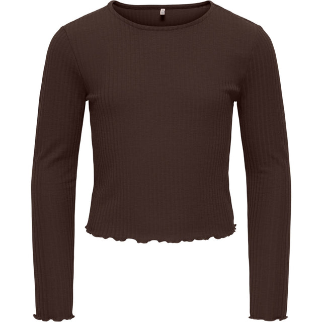 kids ONLY Coffee Bean Kognella L/S O-Neck Top Jrs Noos