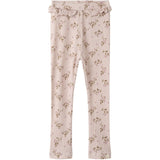 Lil'Atelier Hushed Violet Flowers Nmfgavo Efi Slim Leggings Lil Noos