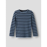 Name It Dark Sapphire Blue Mirage Nmnbanio Ls Xsl Top Noos