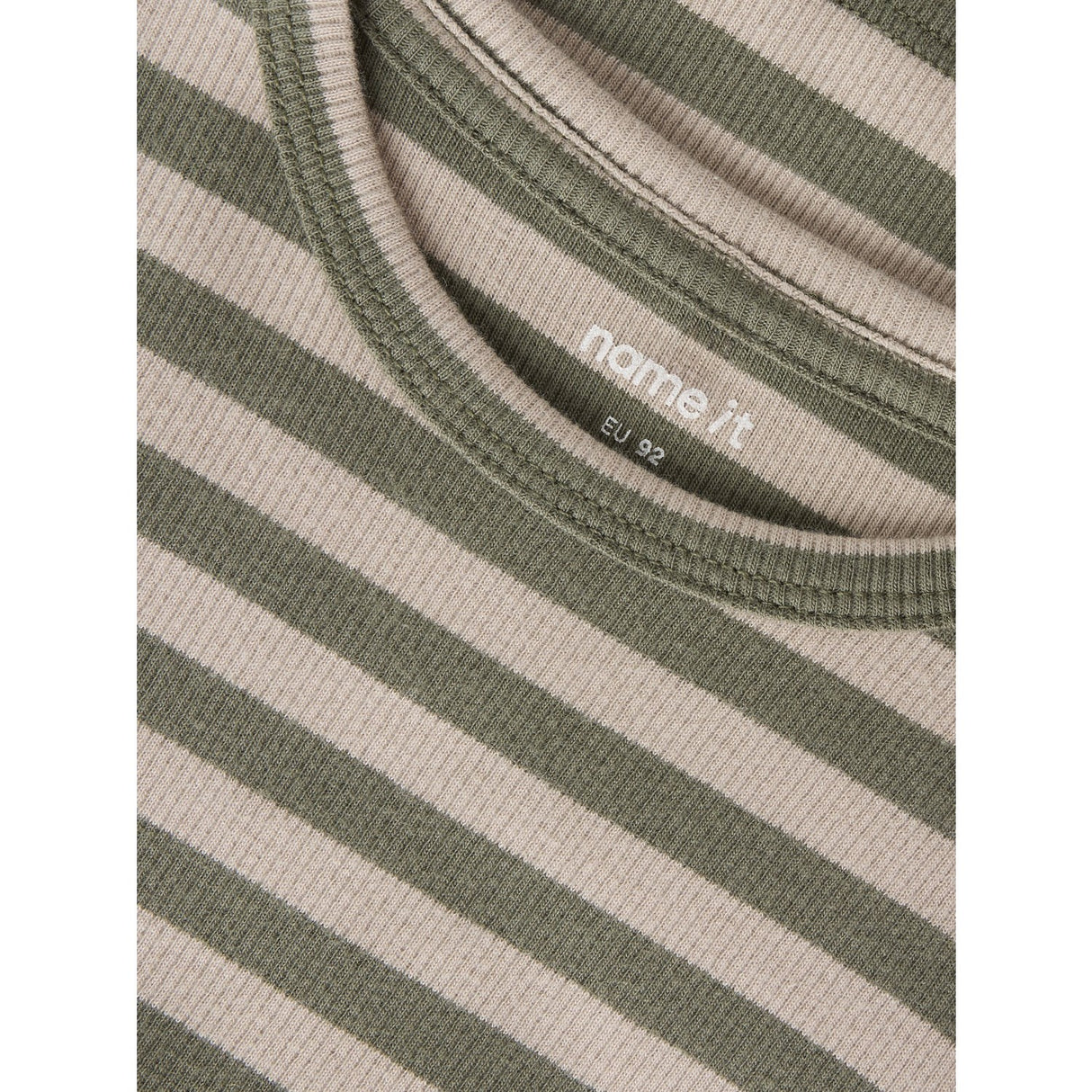 Name It Dusty Olive Pure Cashmere Nmnbanio Ls Xsl Top Noos