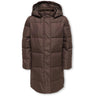 kids ONLY Chestnut Kogirene Life Puffer Frakke Otw Noos