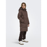 kids ONLY Chestnut Kogirene Life Puffer Frakke Otw Noos