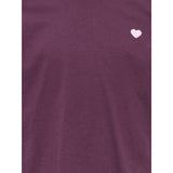 kids ONLY Mauve Wine Heart Emb/Sea Pink Kogmaiken Life Cropheart Ss Top Jrs Noos