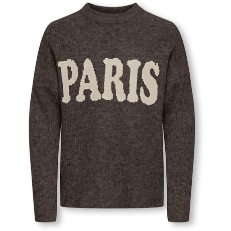 kids ONLY Coffee Bean Paris/Sandshell Kogjerico L/S Pullover Vd Knt
