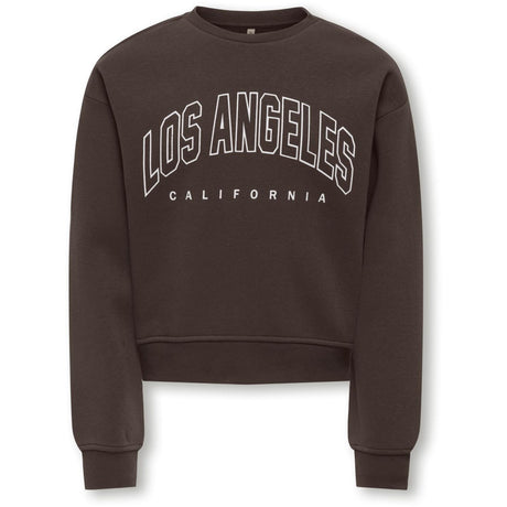 kids ONLY Coffee Bean Los Angeles - California Kogsweat Ls Crew Ovz Stat Swt Noos