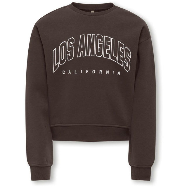 kids ONLY Coffee Bean Los Angeles - California Kogsweat Ls Crew Ovz Stat Swt Noos