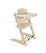 Stokke® Natural/White Tripp Trapp® Højstol + Baby Set² + Bakke Bundle