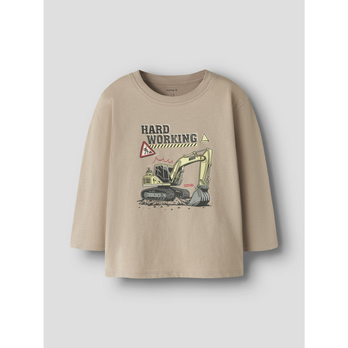 Name It Sesame Hard Working Nmmveldo Ls Nreg Top