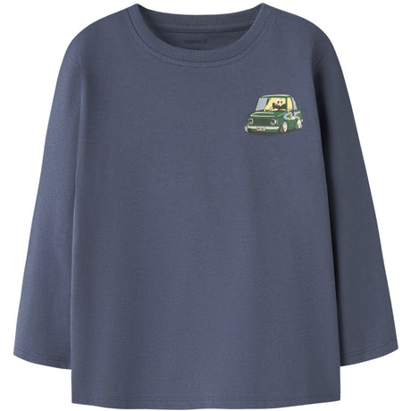 Name It Vintage Indigo Monster Nmmvelix Ls Nreg Top