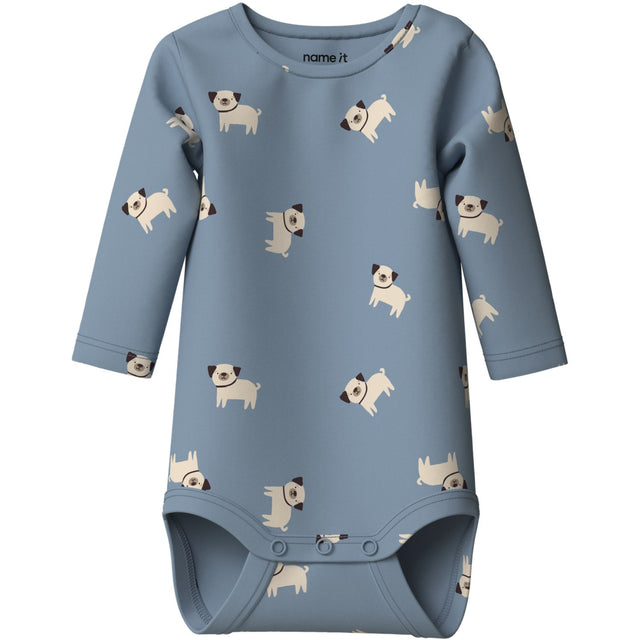 Name It Ashley Blue Dogs Nbmvroels Ls Body Æske