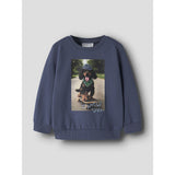 Name It Vintage Indigo Skater Dog Nmmvoto Ls Nreg Sweat Unb