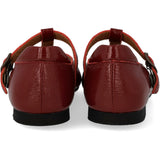 Angulus Cranberry T-Bar Ballerina Med Cut-Out Hjerte