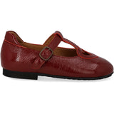 Angulus Cranberry T-Bar Ballerina Med Cut-Out Hjerte