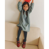 Angulus Cranberry T-Bar Ballerina Med Cut-Out Hjerte