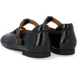 Angulus Black T-Bar Ballerina Med Cut-Out Hjerte