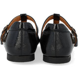 Angulus Black T-Bar Ballerina Med Cut-Out Hjerte