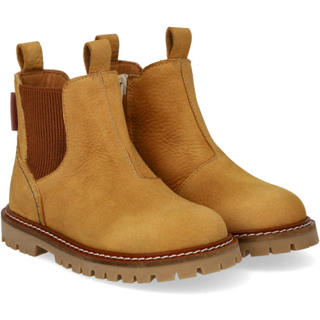 Angulus Ocher/Cognac Chunky Chelsea Støvle