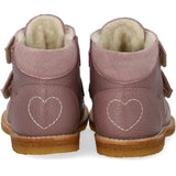 Angulus Faded Rose/Faded Rose Tex-Støvle Med Hjertedetalje