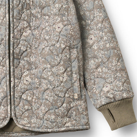 Wheat Grey Stone Flowers Thermo Jakke Thilde