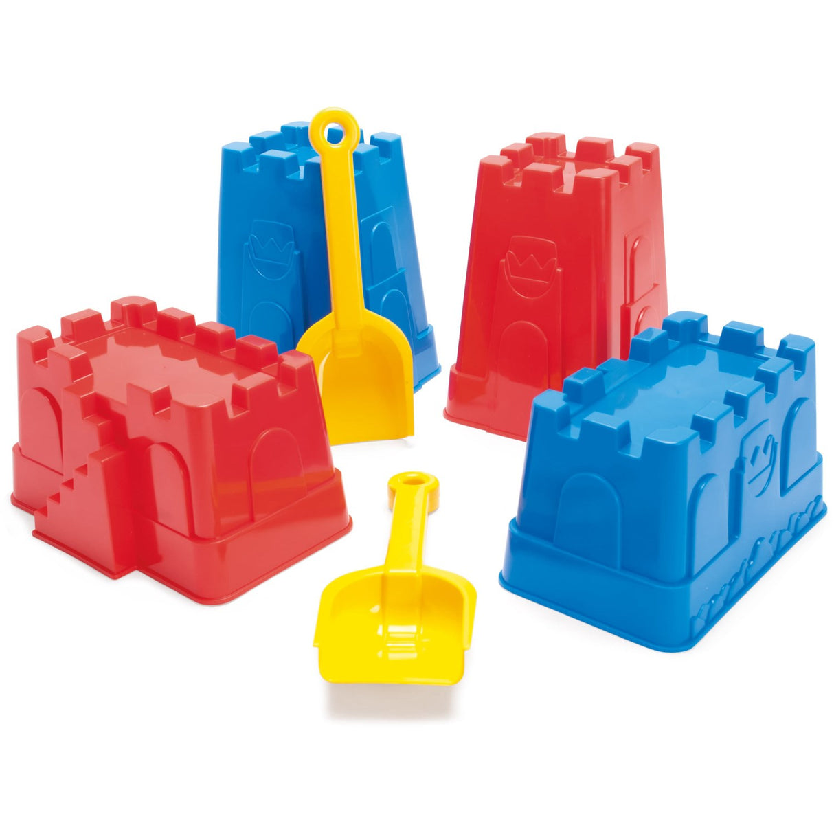 Dantoy Sand Castle Moulds & Skovl Sæt Ctn.
