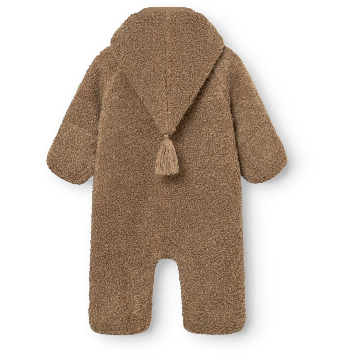 Mini A Ture Otter Brown Matadel Teddyfleece Jumpsuit. Grs