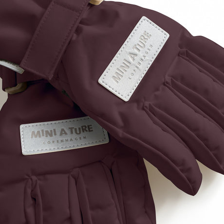 Mini A Ture Fudge Aubergine Matcelio Handsker
