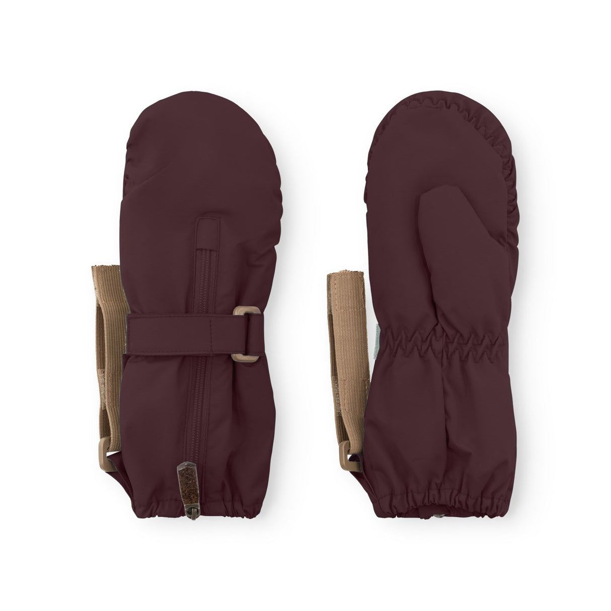 Mini A Ture Fudge Aubergine Matcesar Fleece Lined Vanter