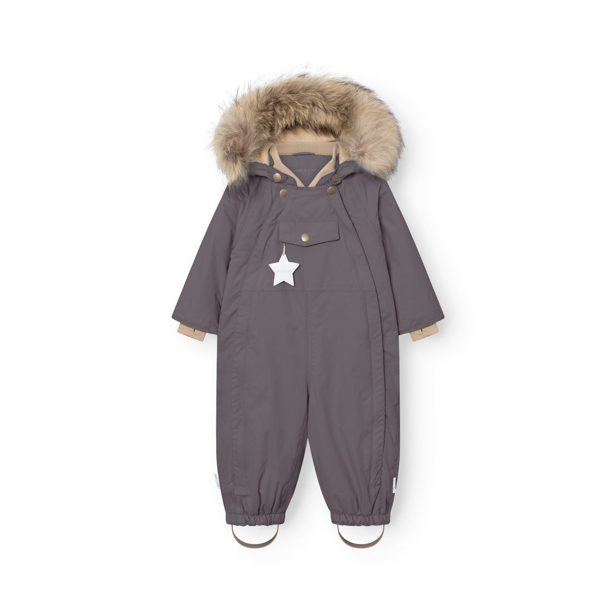 Mini A Ture Plum Kitten Matwisti Fleece Lined Flyverdragt Fur. Grs
