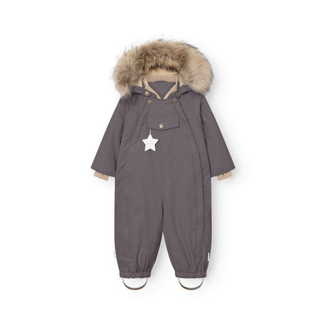 Mini A Ture Plum Kitten Matwisti Fleece Lined Flyverdragt Fur. Grs