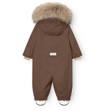Mini A Ture Chestnut Brown Matwisti Fleece Lined Flyverdragt Fur. Grs