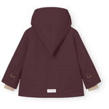 Mini A Ture Fudge Aubergine Matwang Fleece Lined Winter Jacket. Grs
